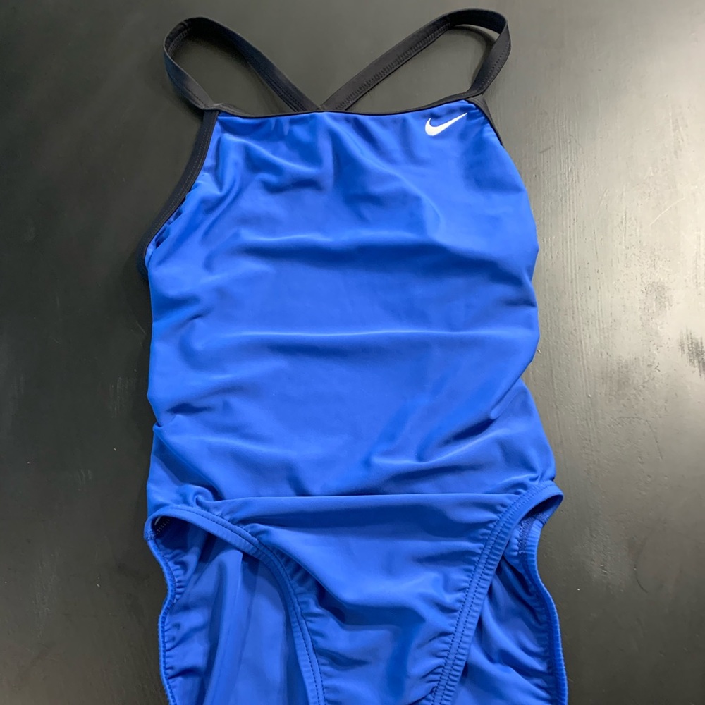 Nike crisscross open back swimsuit Ladies Sz: S